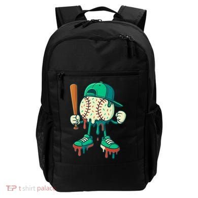Baseball Lifestyle Drip Ice Cream Cool Art Backpack