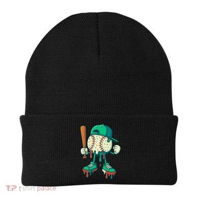 Baseball Lifestyle Drip Ice Cream Cool Art Beanie