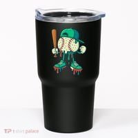 Baseball Lifestyle Drip Ice Cream Cool Art Tumbler thumb 0