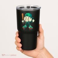 Baseball Lifestyle Drip Ice Cream Cool Art Tumbler thumb 2