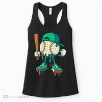 Baseball Lifestyle Drip Ice Cream Cool Art Women's Tank Top thumb 0
