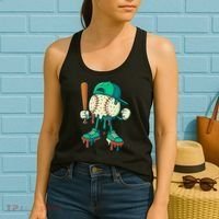 Baseball Lifestyle Drip Ice Cream Cool Art Women's Tank Top thumb 2