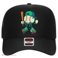 Baseball Lifestyle Drip Ice Cream Cool Art Hat thumb 0