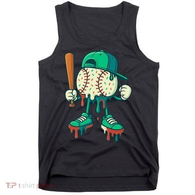 Baseball Lifestyle Drip Ice Cream Cool Art Tank Top