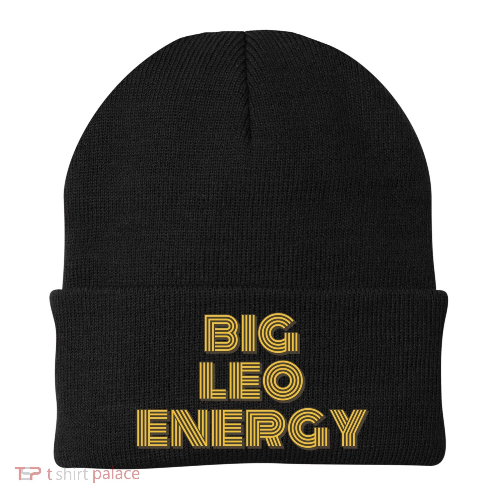 Big Leo Energy Astrology Gift Beanie