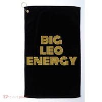 Big Leo Energy Astrology Gift Golf Towel thumb 0