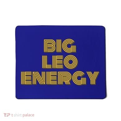 Big Leo Energy Astrology Gift Mousepad