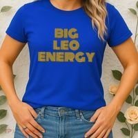 Big Leo Energy Astrology Gift Women's T-Shirt thumb 2