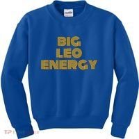Big Leo Energy Astrology Gift Kids Sweatshirt thumb 0