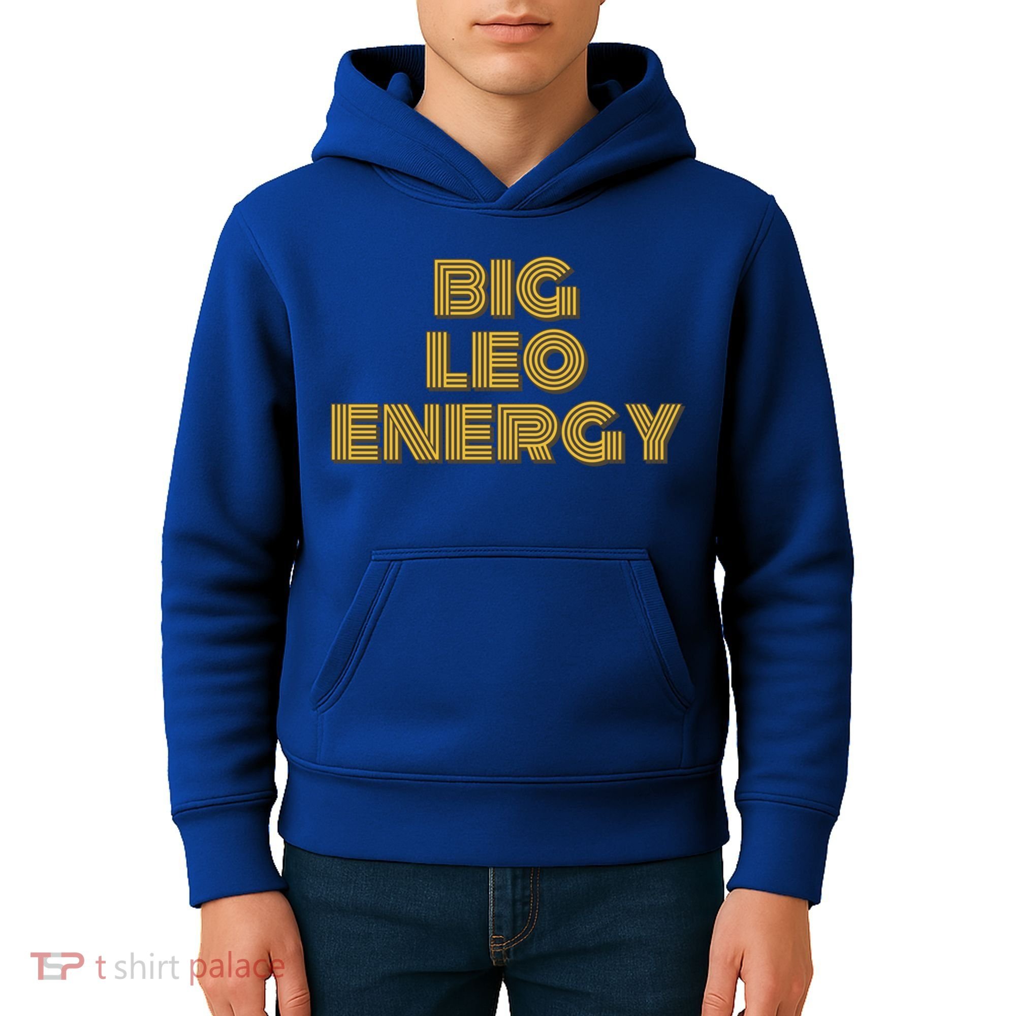 Big Leo Energy Astrology Gift Kids Hoodie