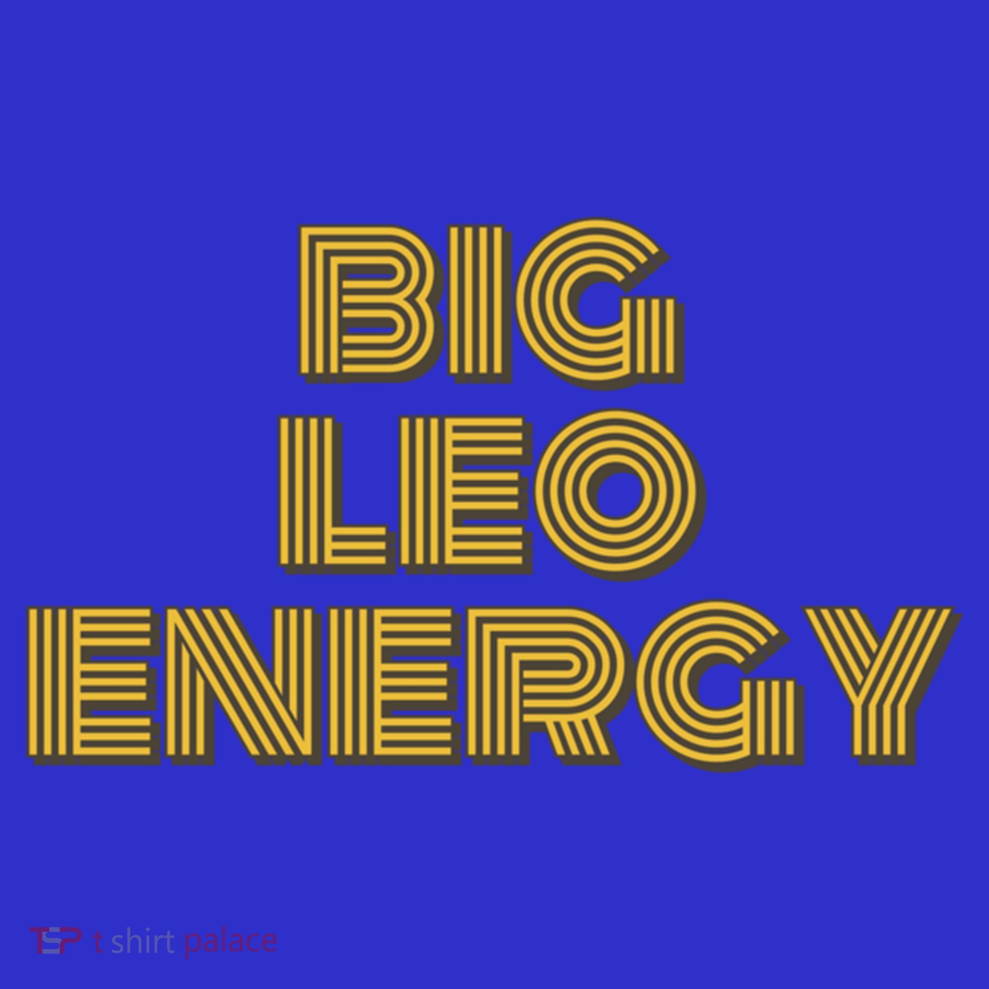 Big Leo Energy Astrology Gift Kids T-Shirt