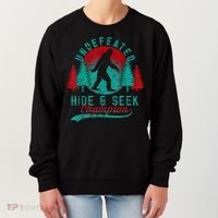 Bigfoot Limited Edition Undefeated Hide & Seek Sasquatch Women's Sweatshirt thumb 0