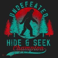 Bigfoot Limited Edition Undefeated Hide & Seek Sasquatch Women's Sweatshirt thumb 2