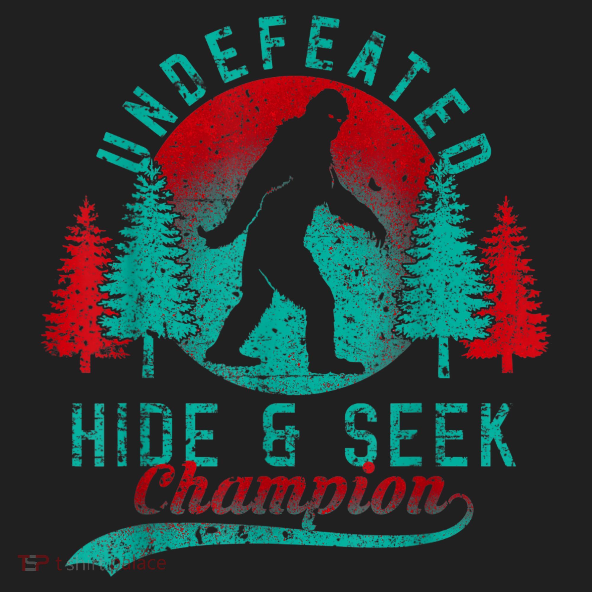 Bigfoot Limited Edition Undefeated Hide & Seek Sasquatch Women's Sweatshirt