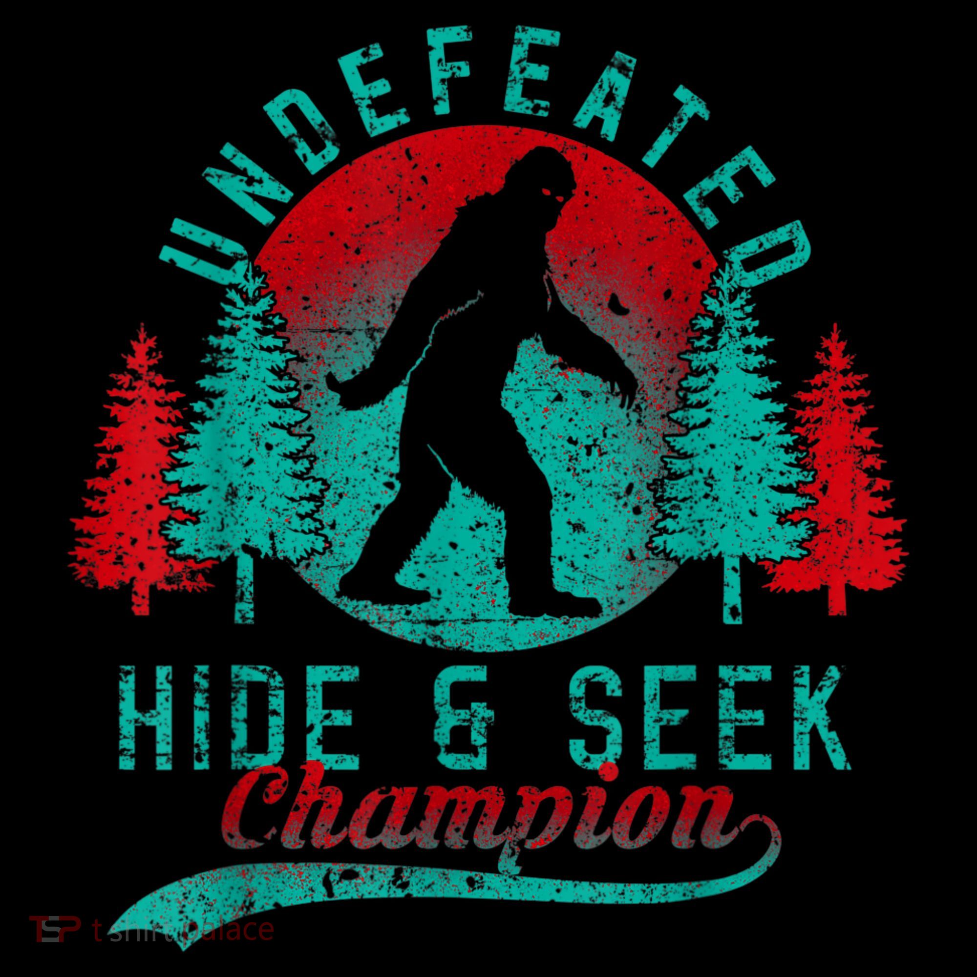 Bigfoot Limited Edition Undefeated Hide & Seek Sasquatch Women's Hoodie