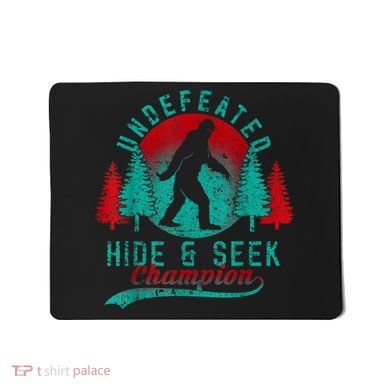 Bigfoot Limited Edition Undefeated Hide & Seek Sasquatch Mousepad