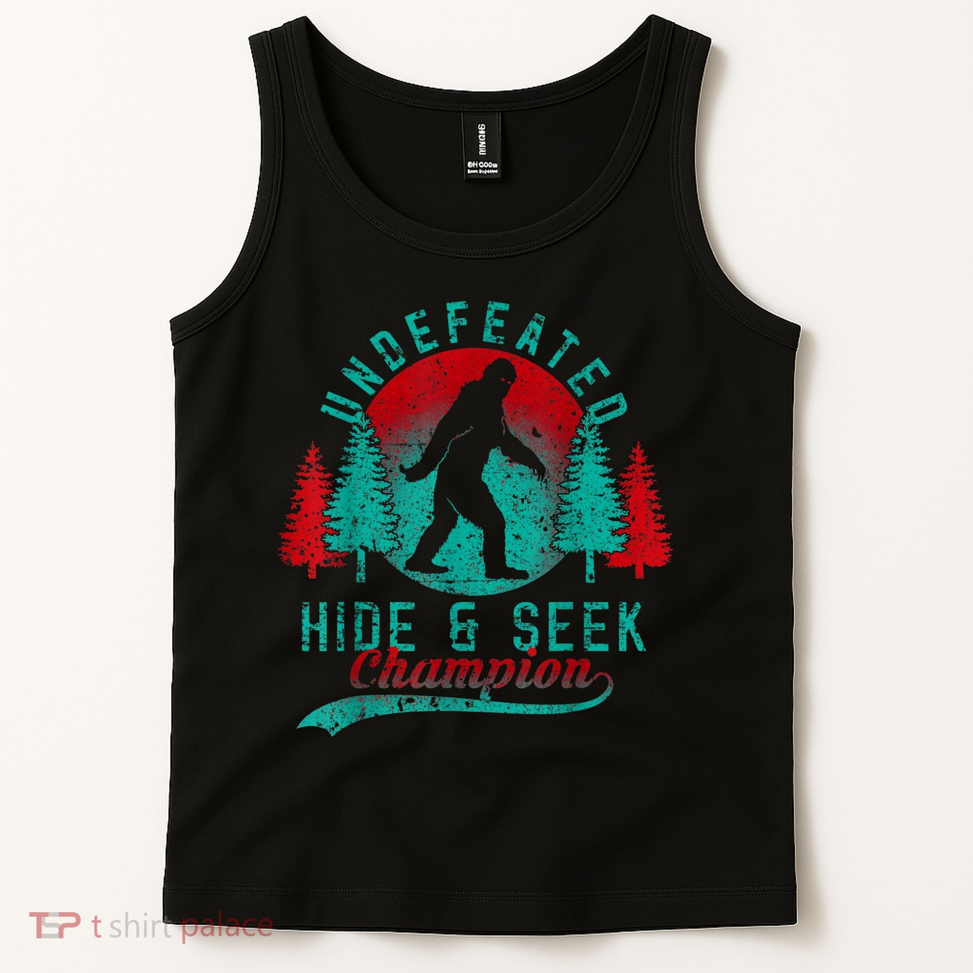 Bigfoot Limited Edition Undefeated Hide & Seek Sasquatch Tank Top