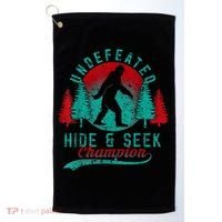 Bigfoot Limited Edition Undefeated Hide & Seek Sasquatch Golf Towel thumb 0