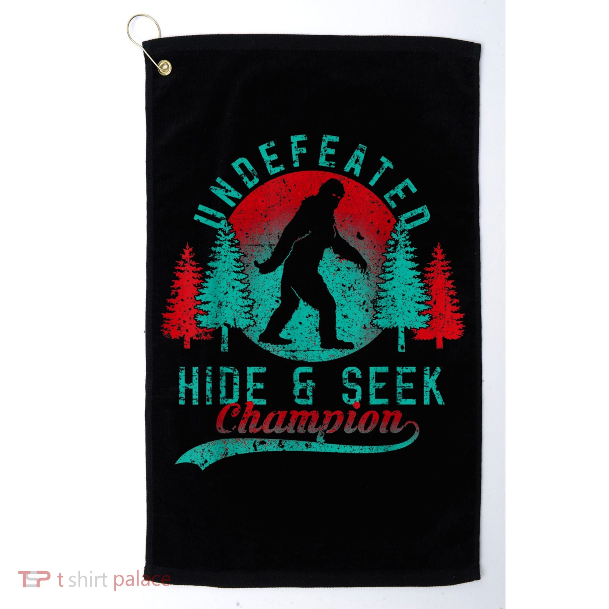 Bigfoot Limited Edition Undefeated Hide & Seek Sasquatch Golf Towel