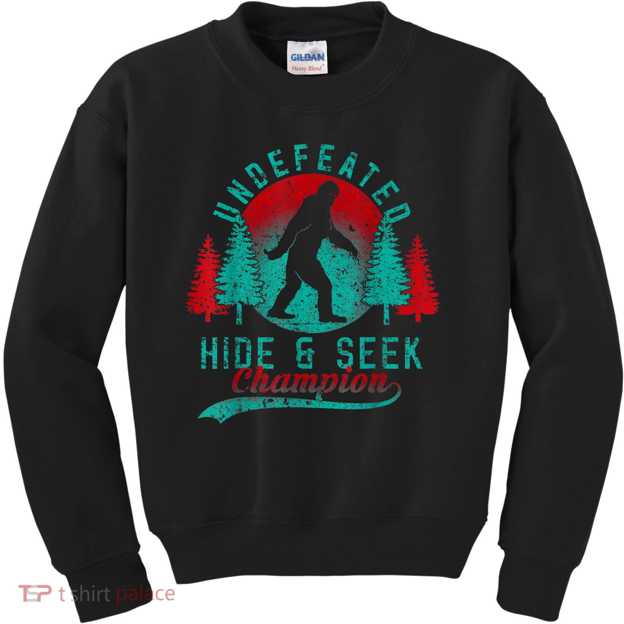Bigfoot Limited Edition Undefeated Hide & Seek Sasquatch Kids Sweatshirt