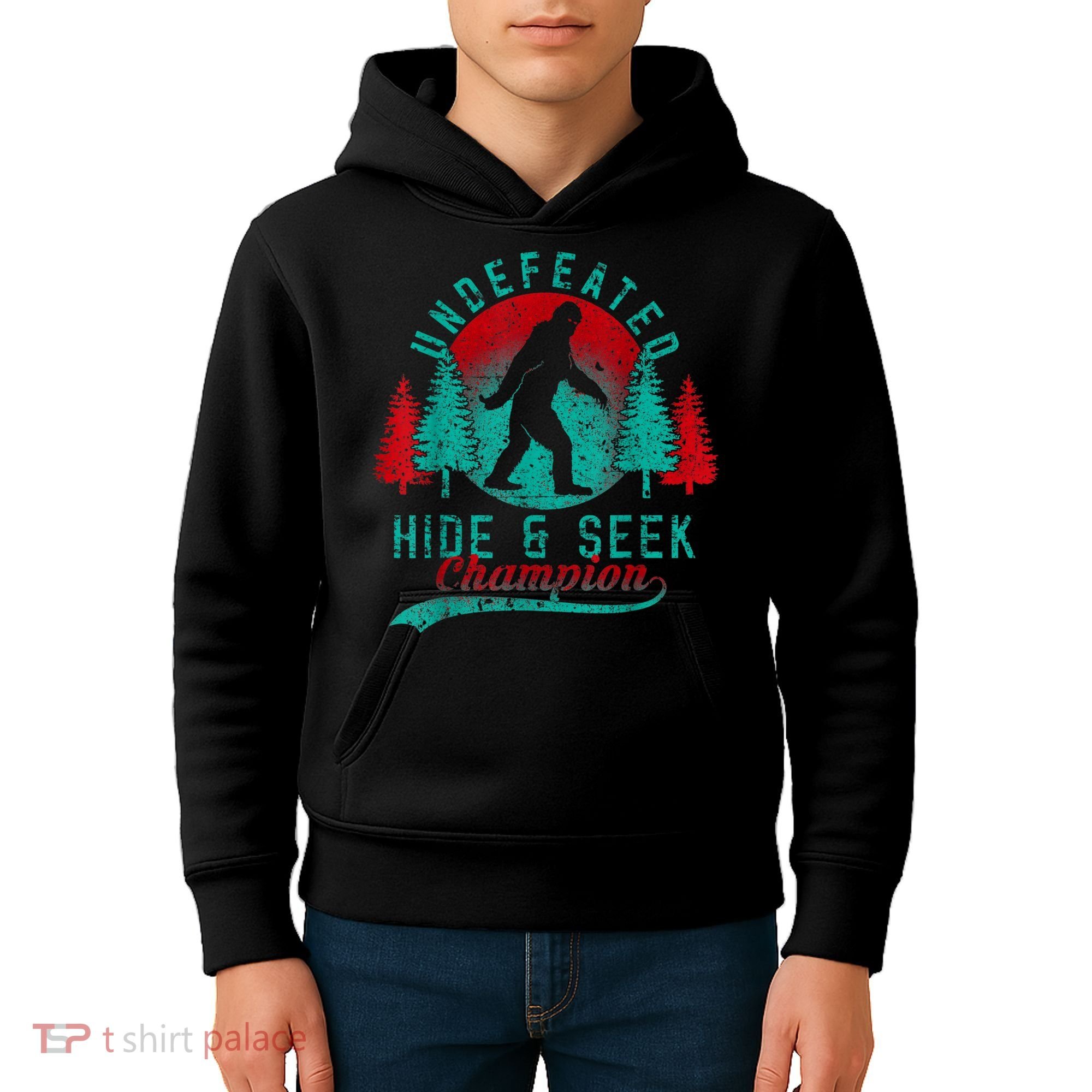 Bigfoot Limited Edition Undefeated Hide & Seek Sasquatch Kids Hoodie