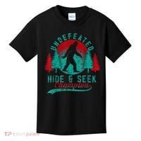Bigfoot Limited Edition Undefeated Hide & Seek Sasquatch Kids T-Shirt thumb 0
