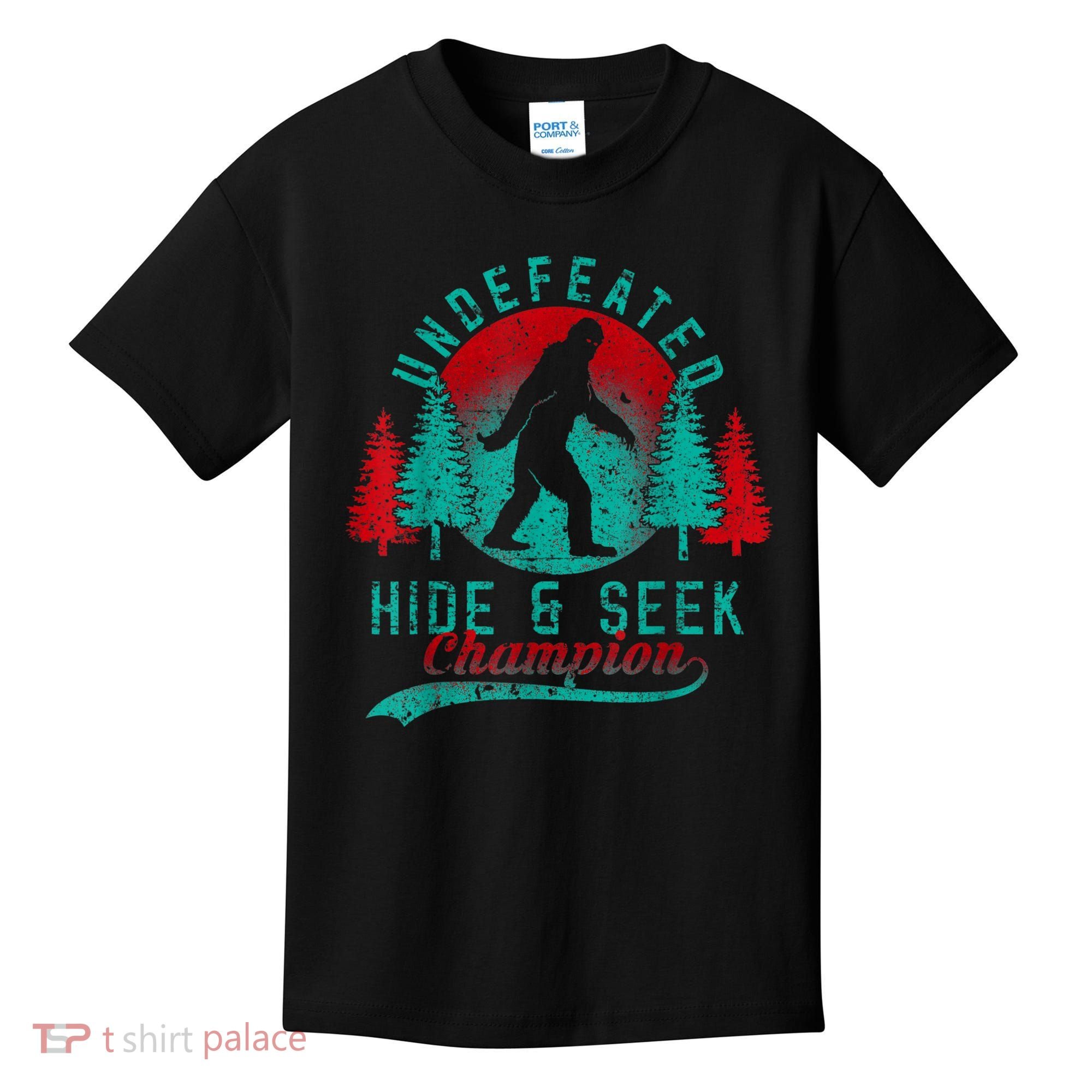 Bigfoot Limited Edition Undefeated Hide & Seek Sasquatch Kids T-Shirt