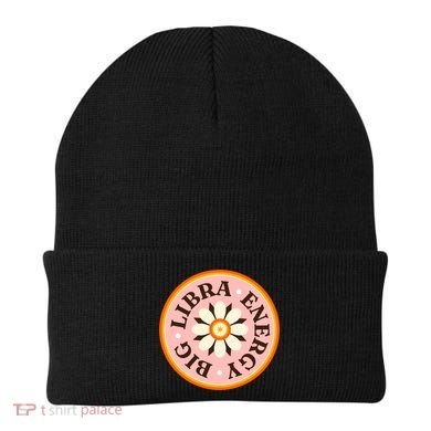 Big Libra Energy Zodiac Birthday Beanie
