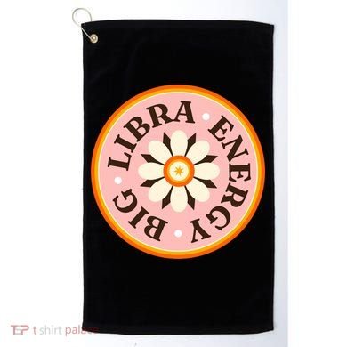 Big Libra Energy Zodiac Birthday Golf Towel