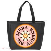 Big Libra Energy Zodiac Birthday Tote Bag thumb 0