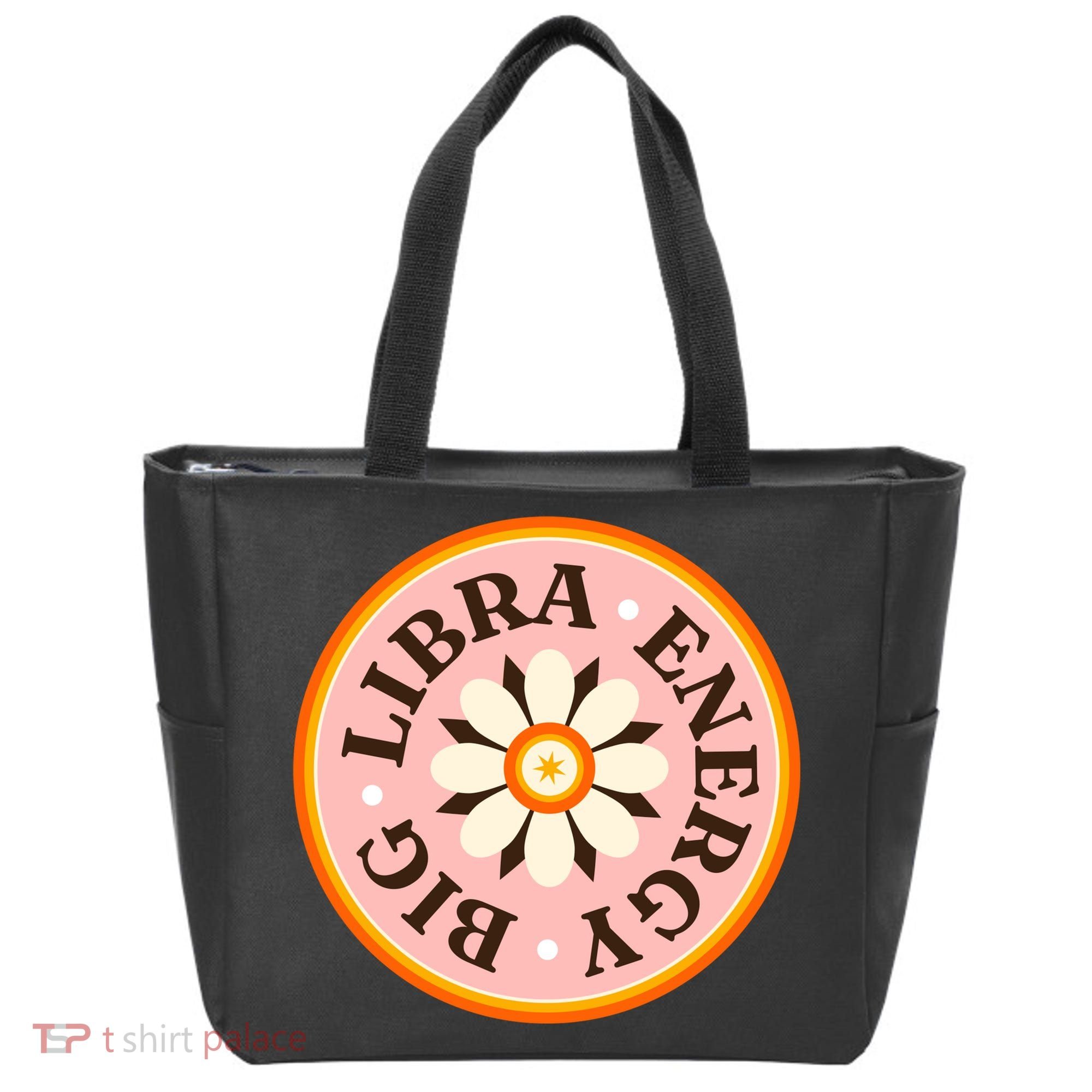 Big Libra Energy Zodiac Birthday Tote Bag