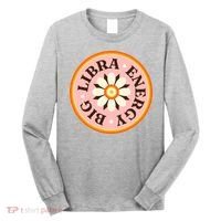 Big Libra Energy Zodiac Birthday Long Sleeve Shirt thumb 0