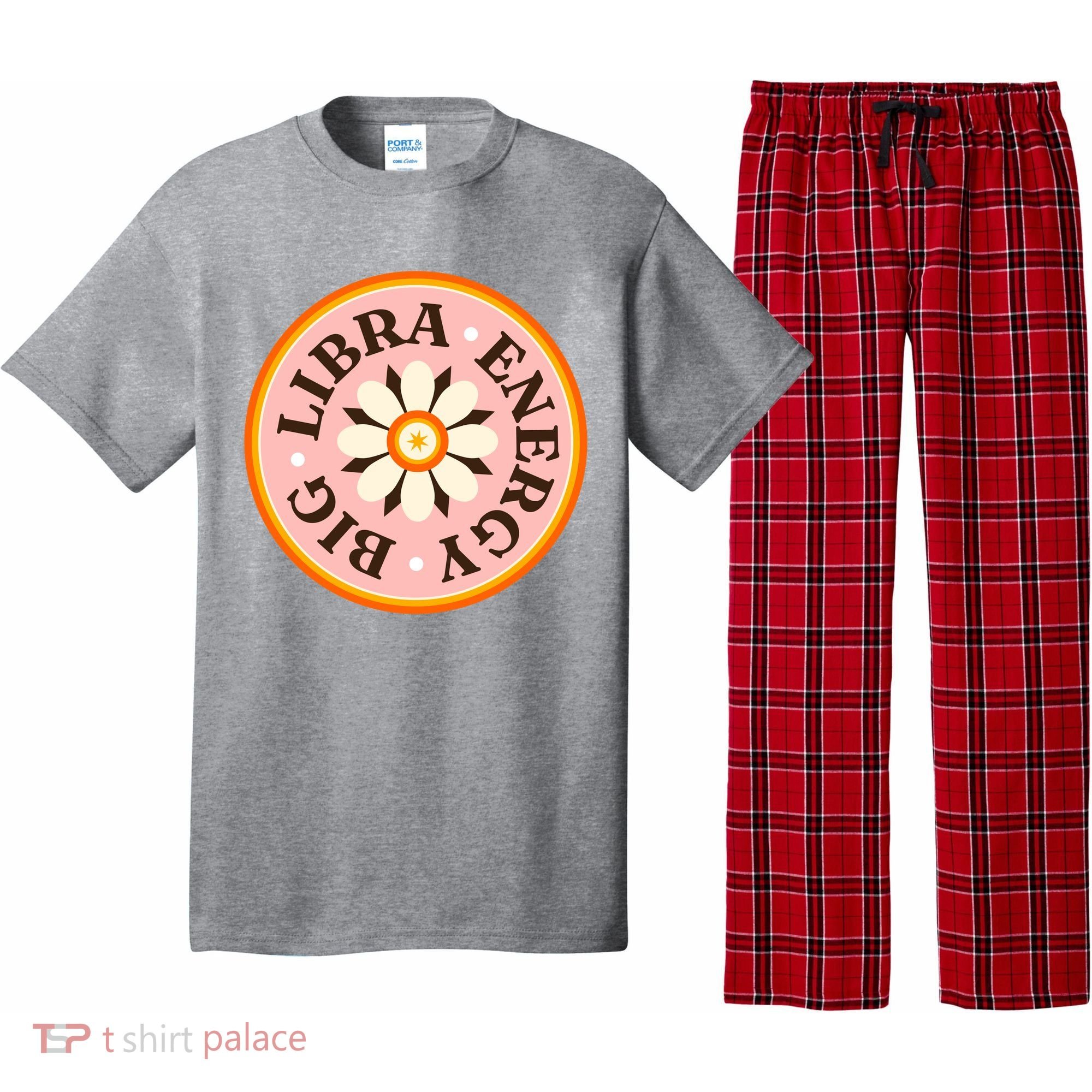Big Libra Energy Zodiac Birthday Pajama Set