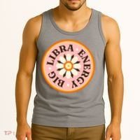 Big Libra Energy Zodiac Birthday Tank Top thumb 3