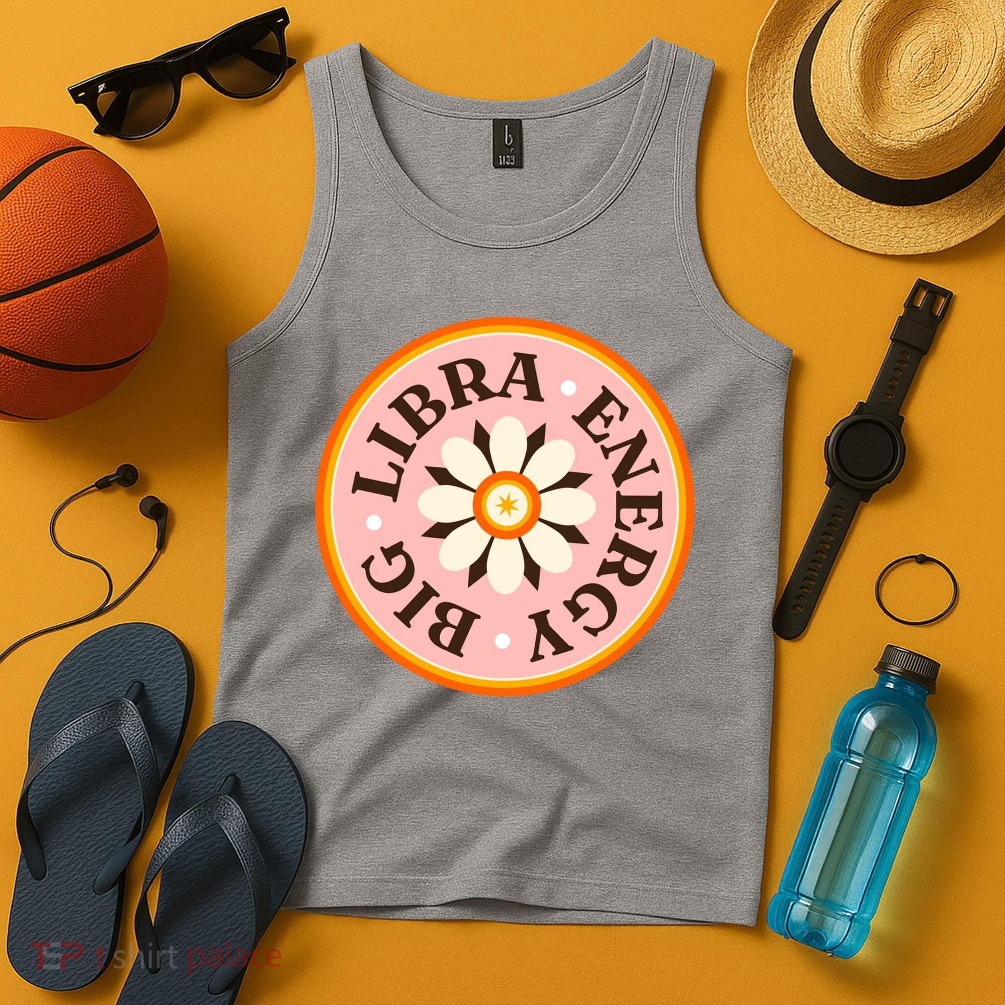 Big Libra Energy Zodiac Birthday Tank Top