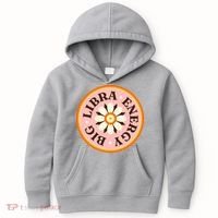 Big Libra Energy Zodiac Birthday Kids Hoodie thumb 0