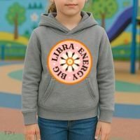 Big Libra Energy Zodiac Birthday Kids Hoodie thumb 3