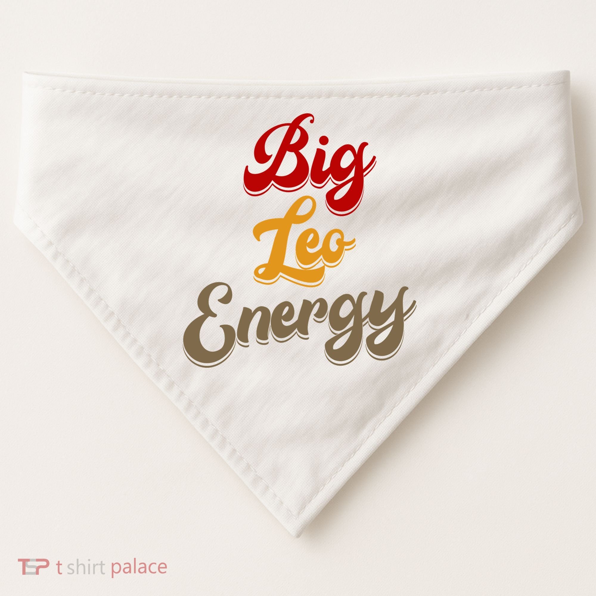 Big Leo Energy Women Horoscope Astrology USA-Made Doggie Bandana