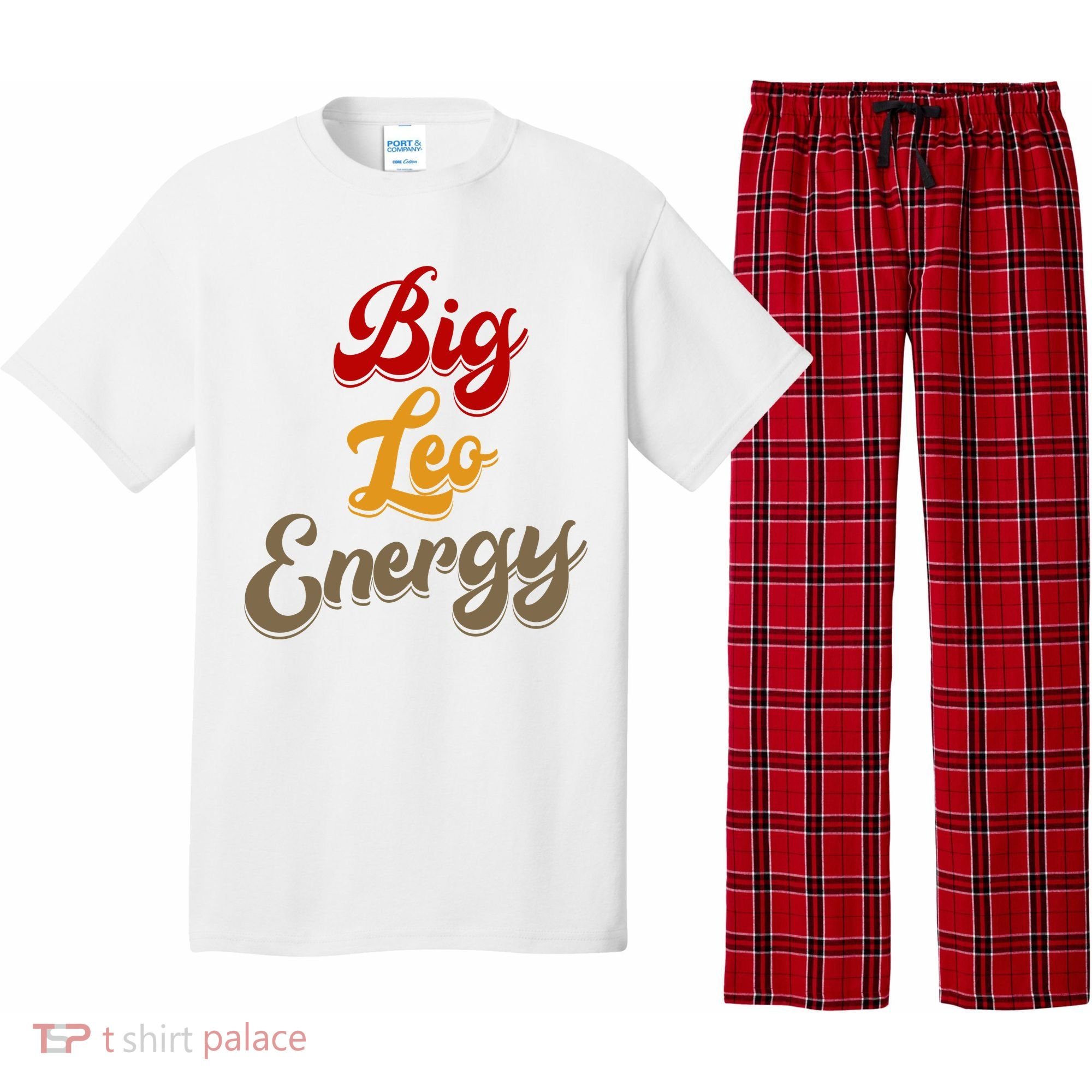 Big Leo Energy Women Horoscope Astrology Pajama Set