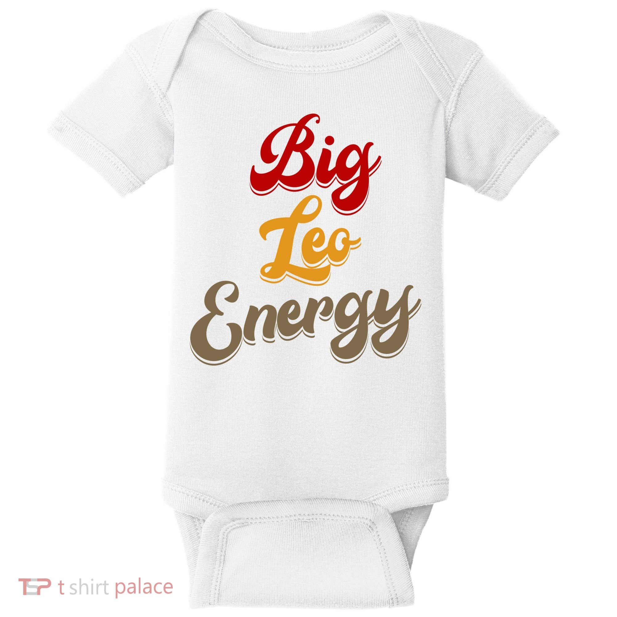 Big Leo Energy Women Horoscope Astrology Baby Bodysuit