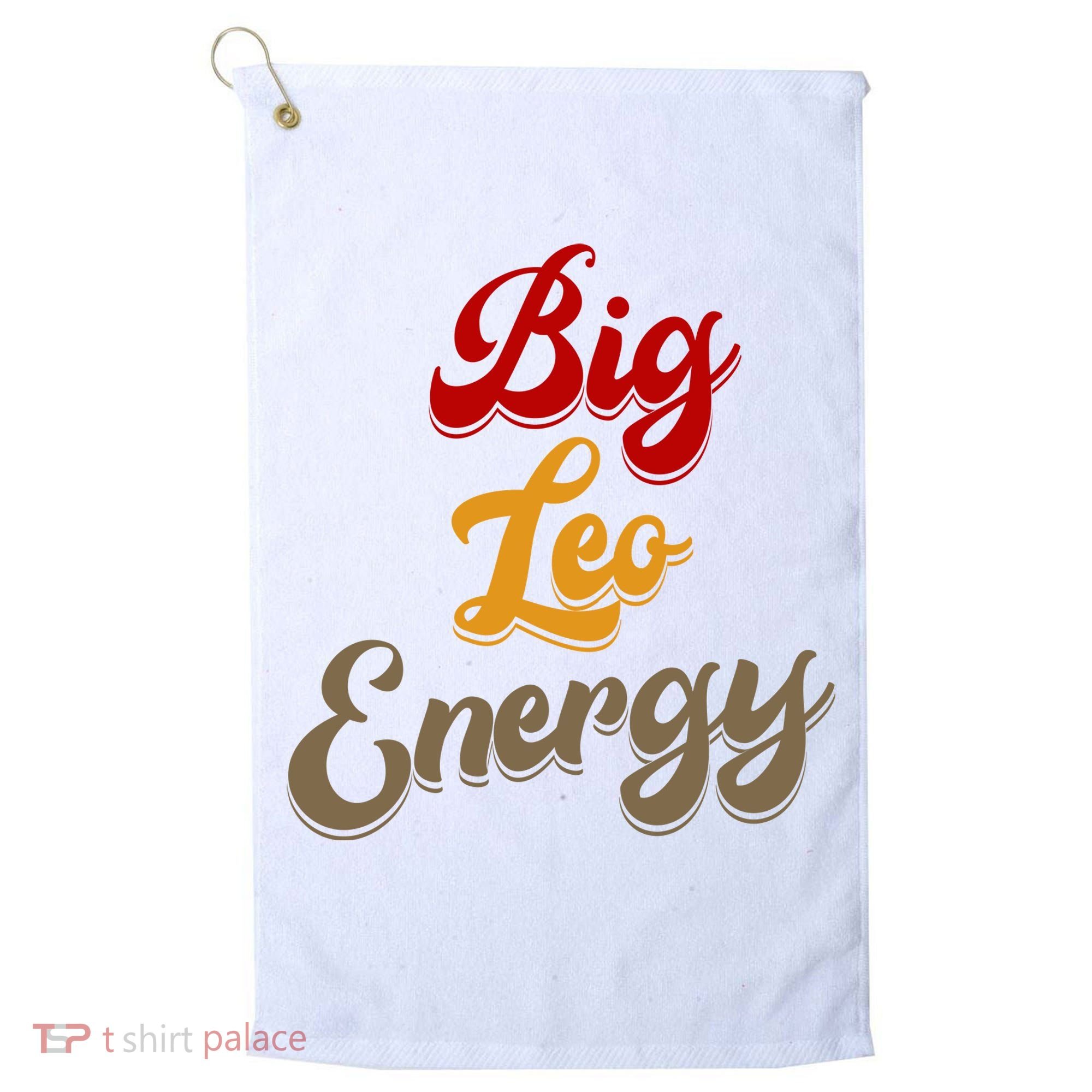 Big Leo Energy Women Horoscope Astrology Golf Towel