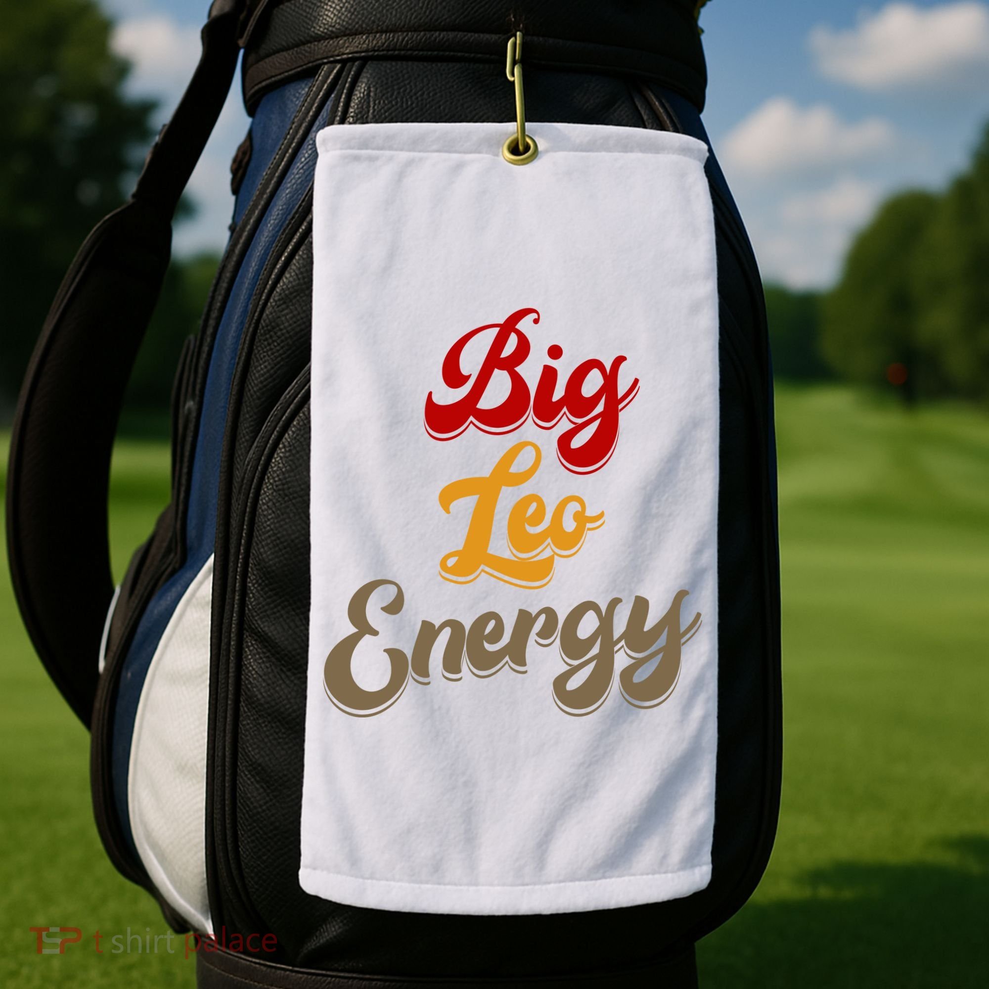 Big Leo Energy Women Horoscope Astrology Golf Towel