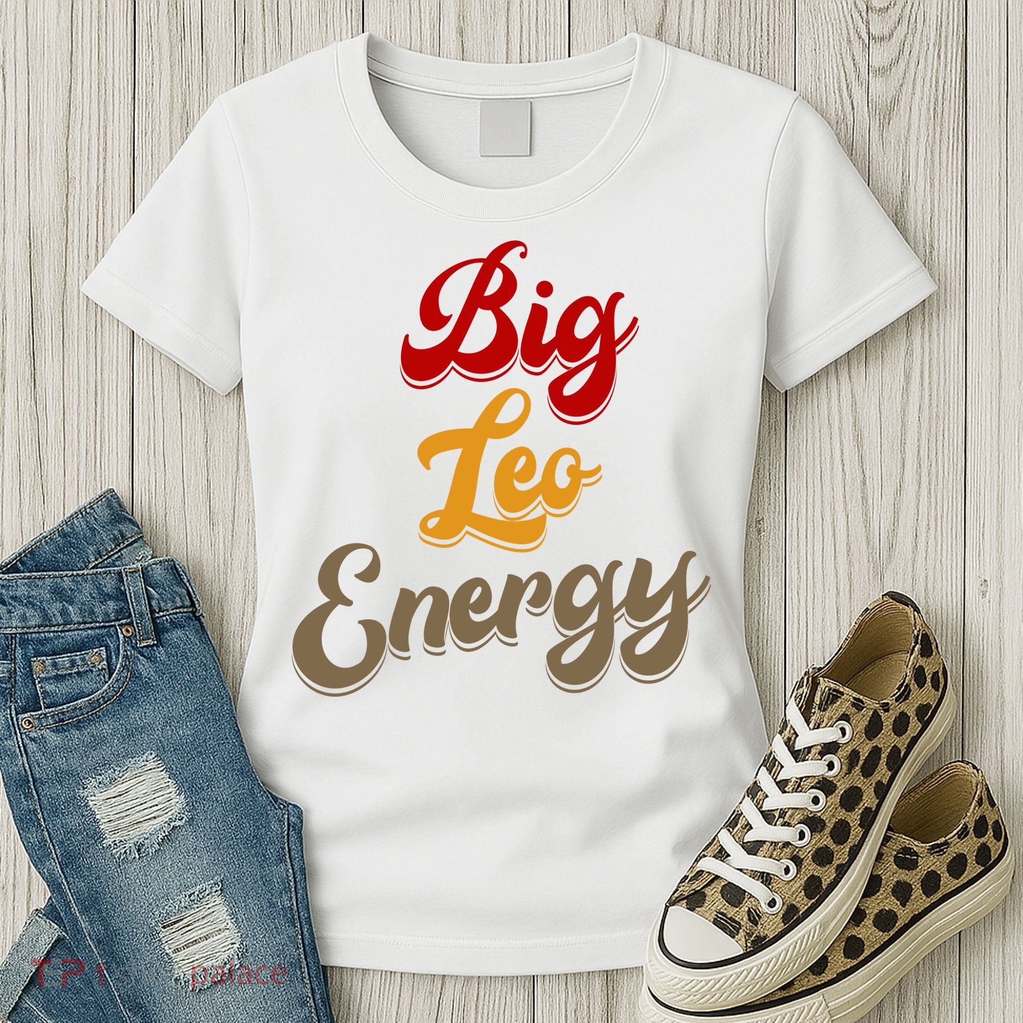Big Leo Energy Women Horoscope Astrology Women's T-Shirt