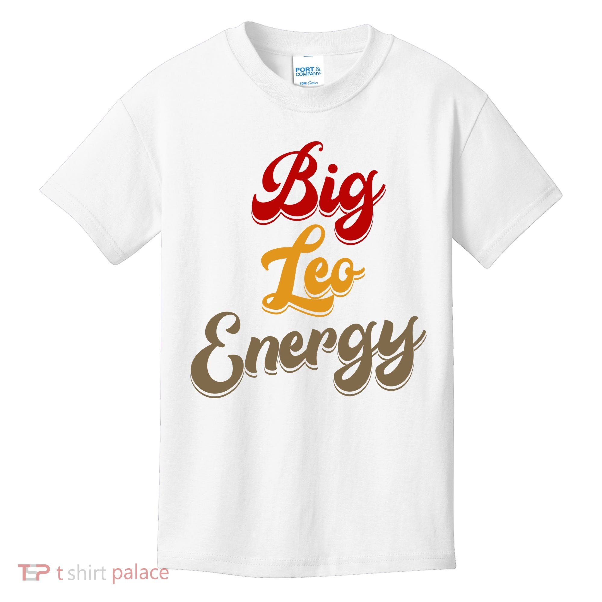Big Leo Energy Women Horoscope Astrology Kids T-Shirt