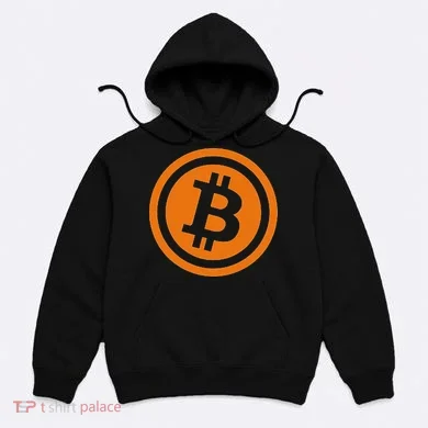 Bitcoin Logo Emblem Cryptocurrency Blockchains Hoodie