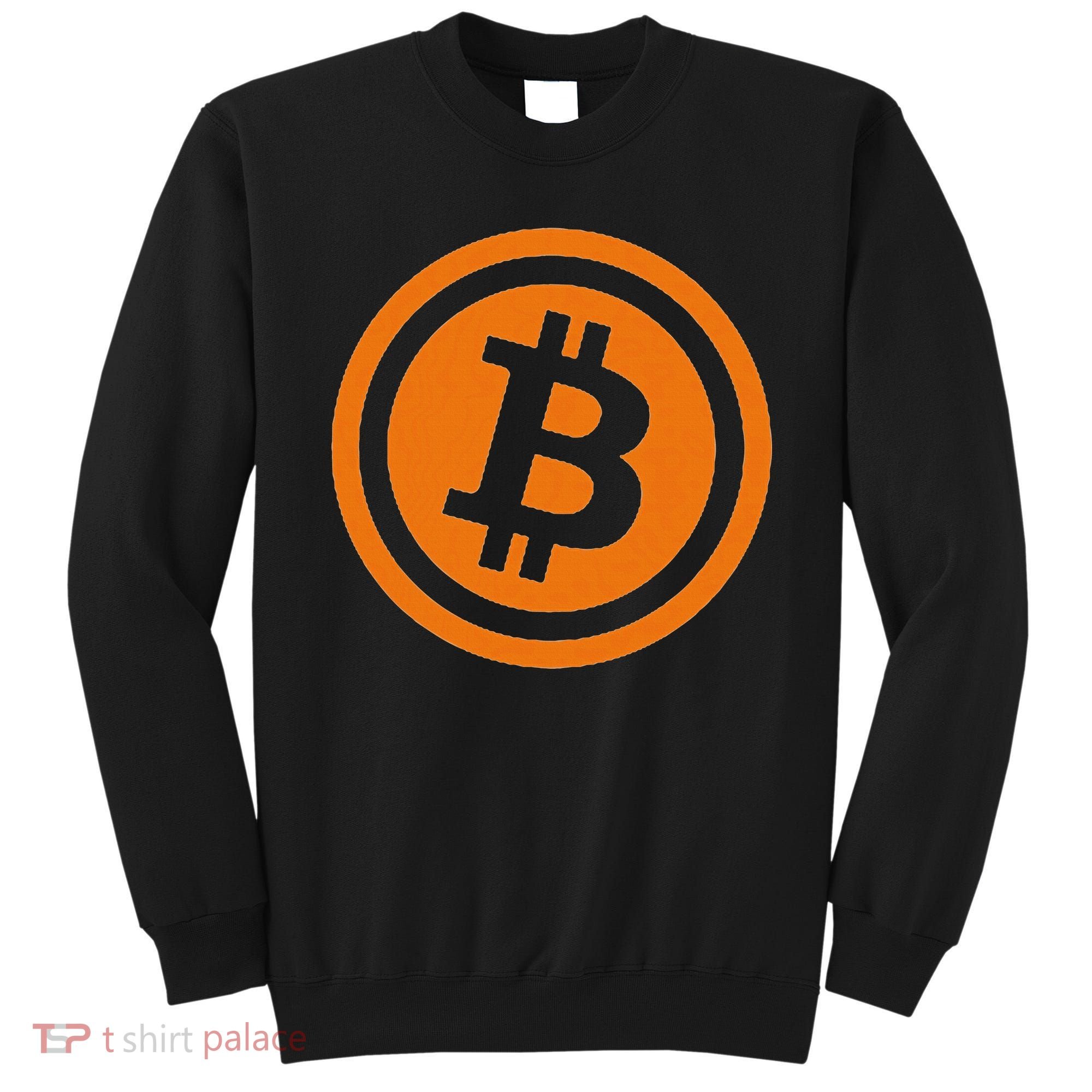 Bitcoin Logo Emblem Cryptocurrency Blockchains Sweatshirt