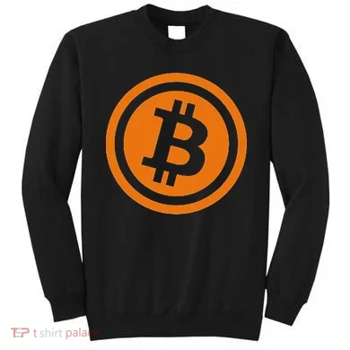 Bitcoin Logo Emblem Cryptocurrency Blockchains Sweatshirt