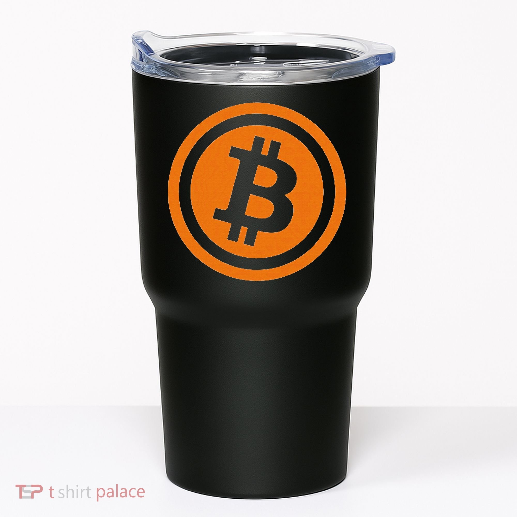 Bitcoin Logo Emblem Cryptocurrency Blockchains Tumbler
