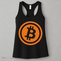 Bitcoin Logo Emblem Cryptocurrency Blockchains Women's Tank Top thumb 3