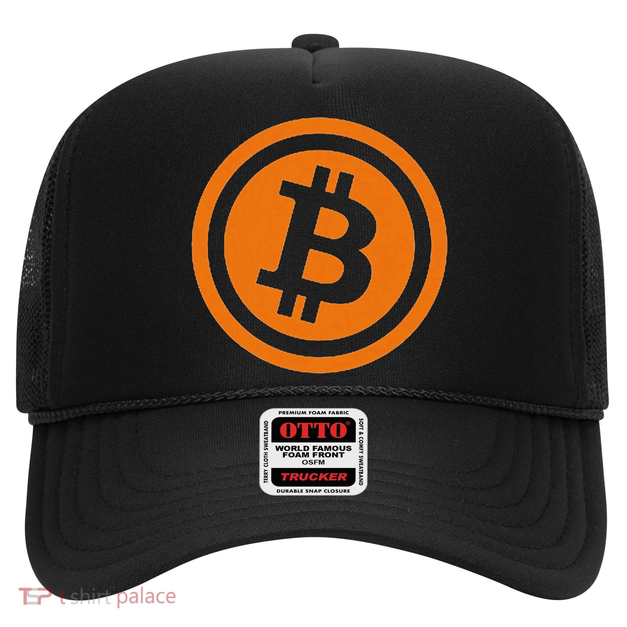 Bitcoin Logo Emblem Cryptocurrency Blockchains Hat